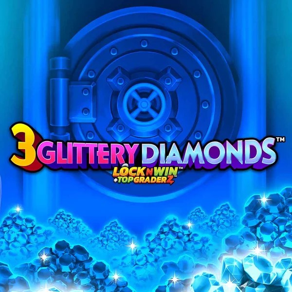 3 Glittery Diamonds by PearFiction Studios, showcased at igobetscasino.eu – game logo