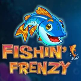 Fishin Frenzy online game logo by Blueprint Gaming on igobetscasino.eu