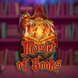 Master of Books slot logo by Swintt at IgoBet Casino